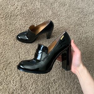 Calvin Klein “Kathryn” penny loafer heels